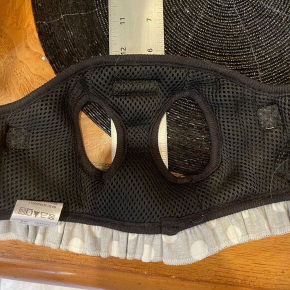 PRECIOUS POLKA Dot Ruffle Puppy Harness! - Picture 4 of 13